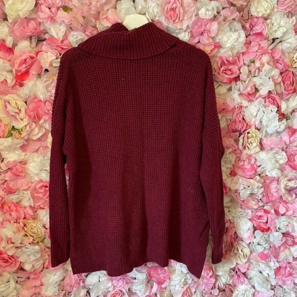 Michael Kors Cowl Neck Wool Mix Sweater Sz L - Picture 5 of 5